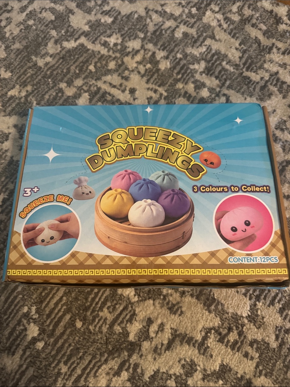 Squeezy Dumplings Plush Stress Toys - Multicolor- Mini’s
